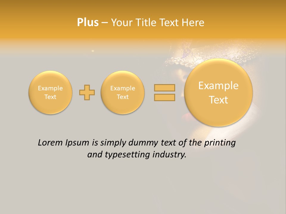 Mysterious Mouth Close Up PowerPoint Template