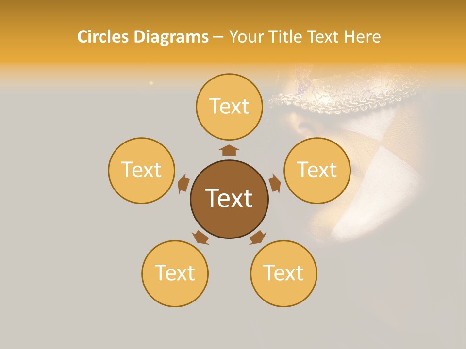 Mysterious Mouth Close Up PowerPoint Template