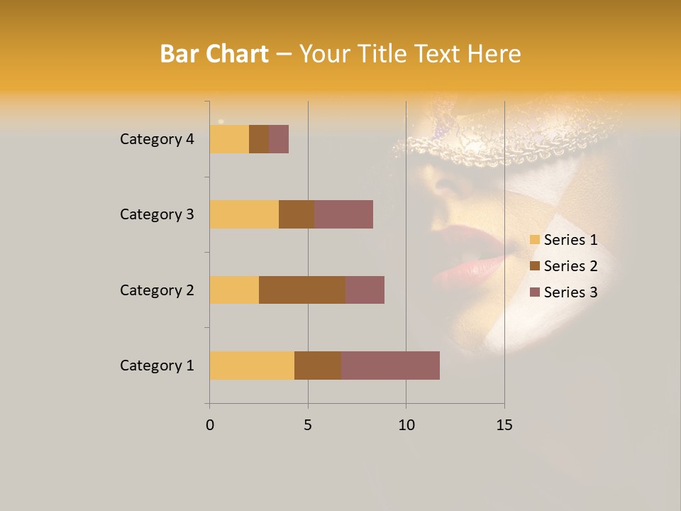 Mysterious Mouth Close Up PowerPoint Template