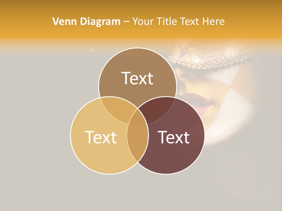 Mysterious Mouth Close Up PowerPoint Template