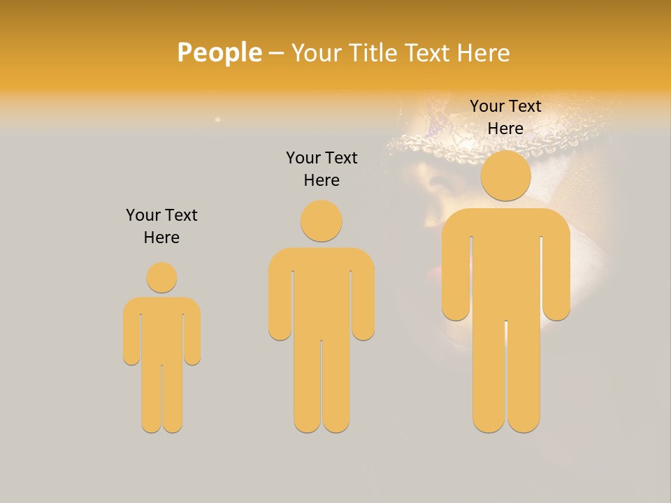 Mysterious Mouth Close Up PowerPoint Template