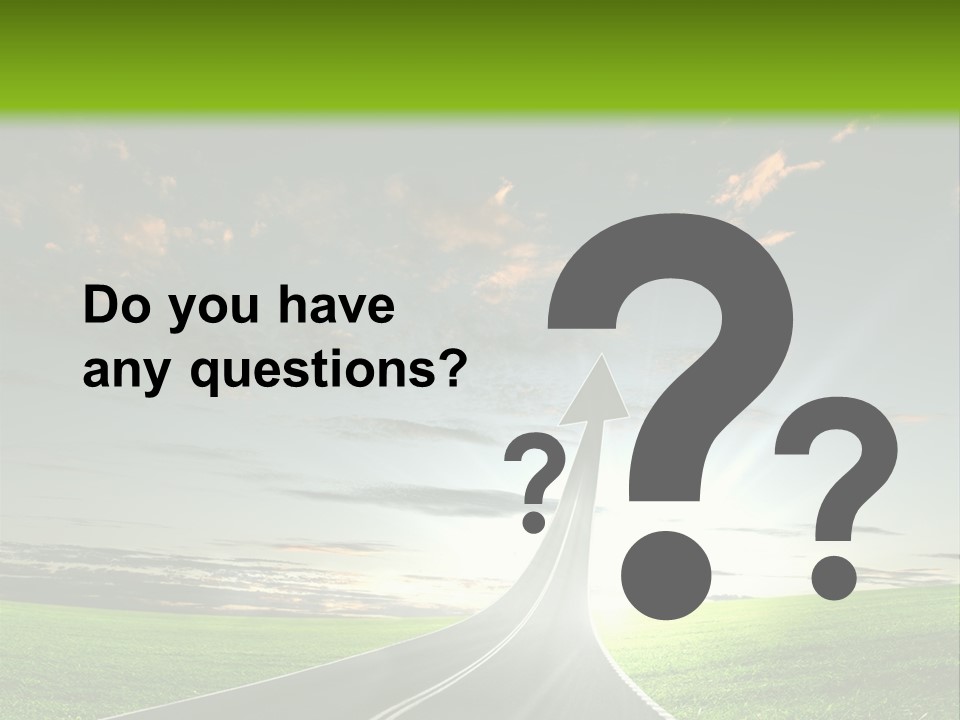 Lane Direction Progress PowerPoint Template