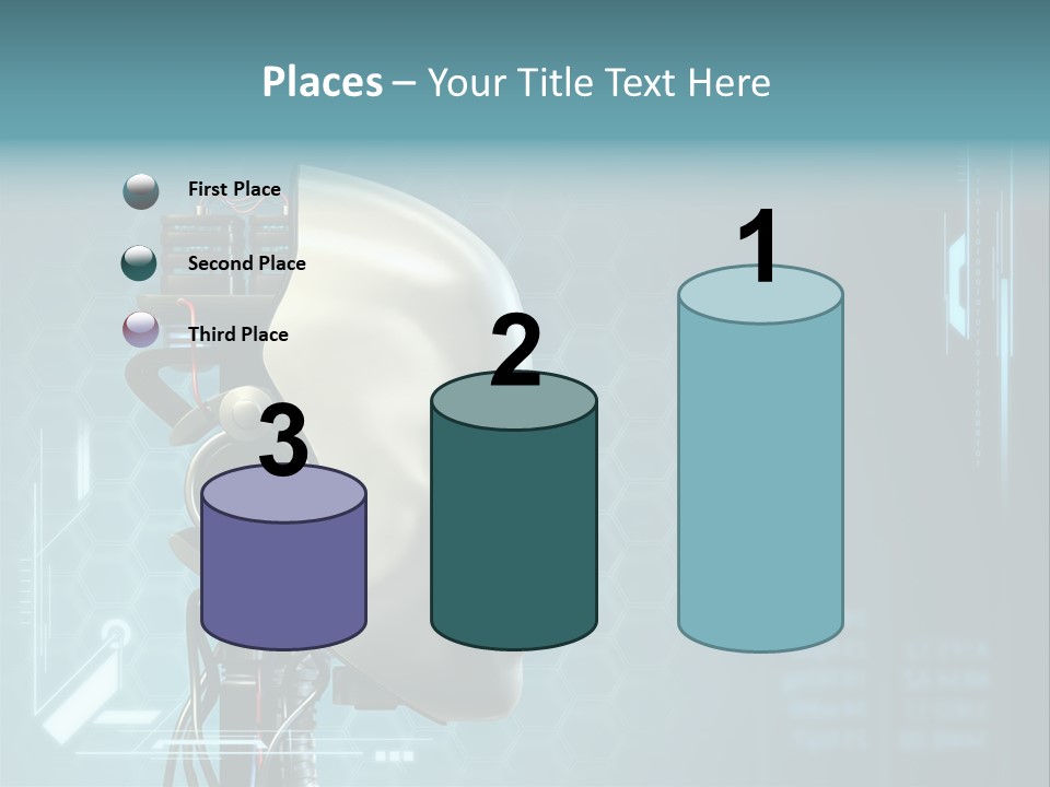 Metal Future Nose PowerPoint Template