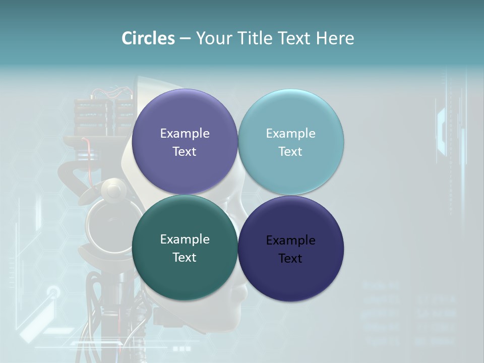 Metal Future Nose PowerPoint Template