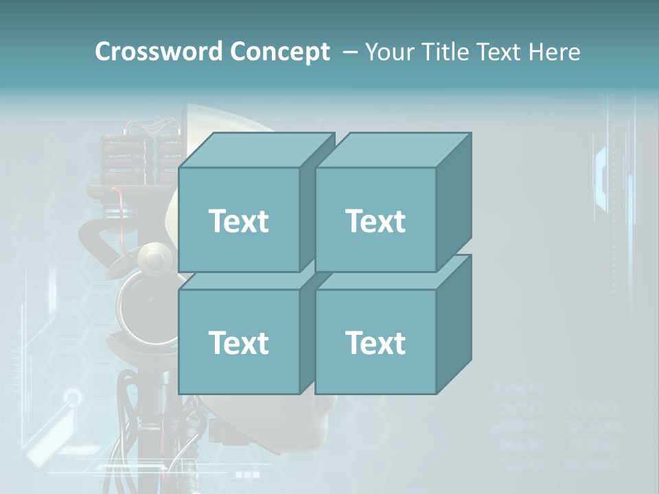 Metal Future Nose PowerPoint Template
