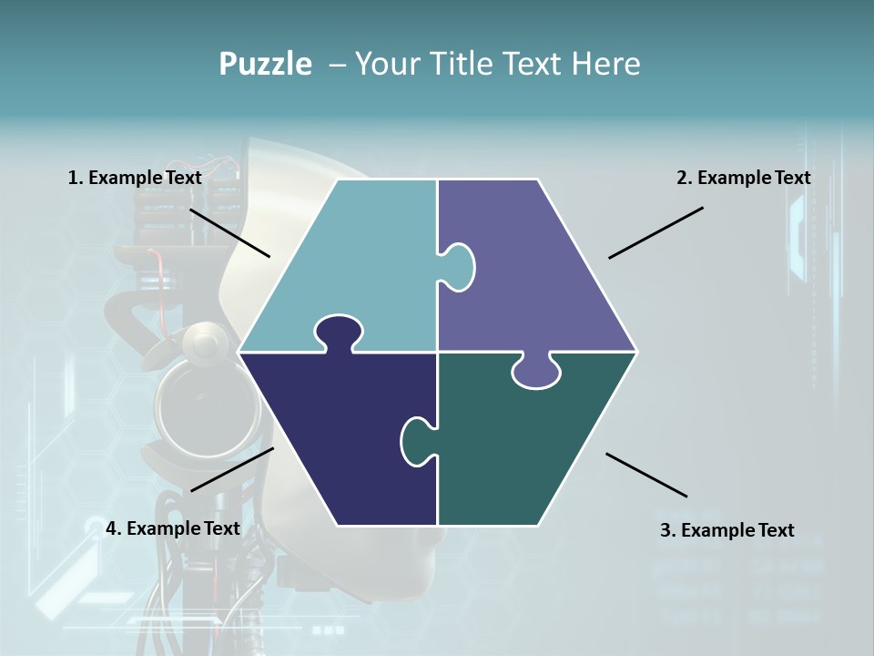 Metal Future Nose PowerPoint Template