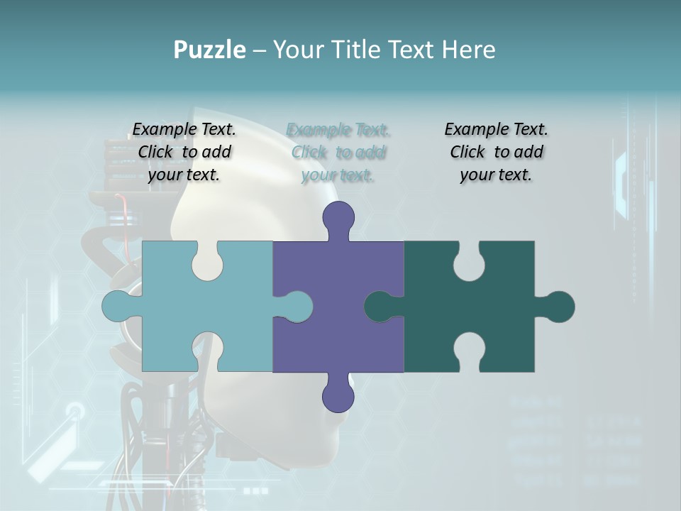 Metal Future Nose PowerPoint Template