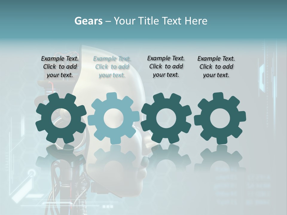 Metal Future Nose PowerPoint Template