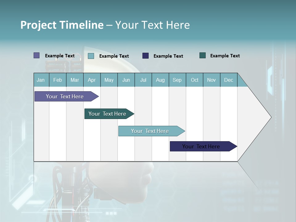 Metal Future Nose PowerPoint Template