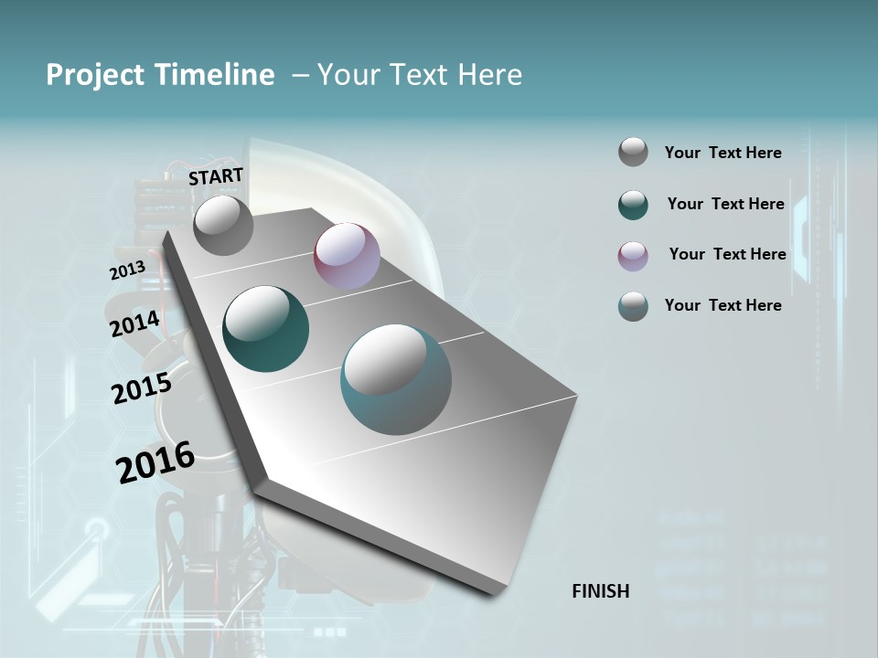 Metal Future Nose PowerPoint Template