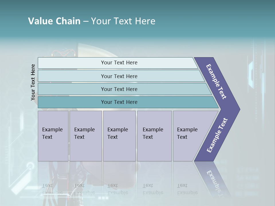 Metal Future Nose PowerPoint Template