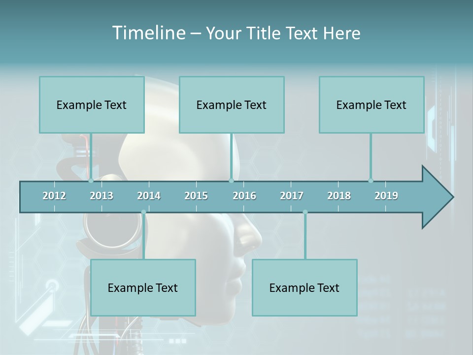 Metal Future Nose PowerPoint Template