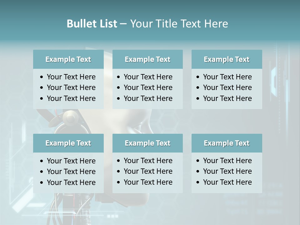 Metal Future Nose PowerPoint Template
