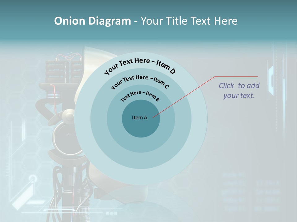 Metal Future Nose PowerPoint Template