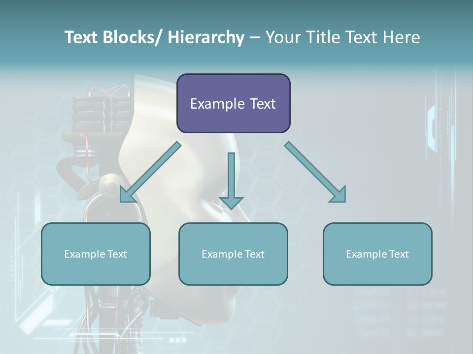 Metal Future Nose PowerPoint Template