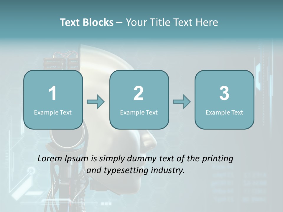 Metal Future Nose PowerPoint Template