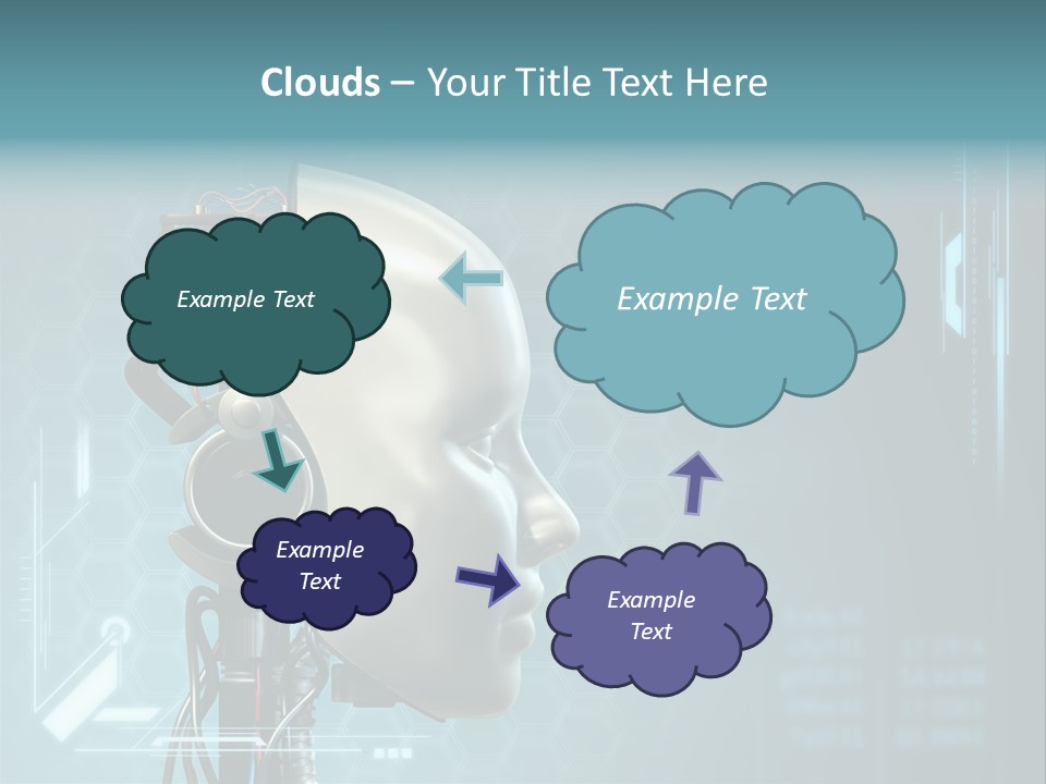 Metal Future Nose PowerPoint Template