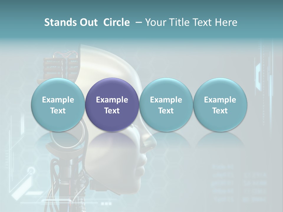 Metal Future Nose PowerPoint Template