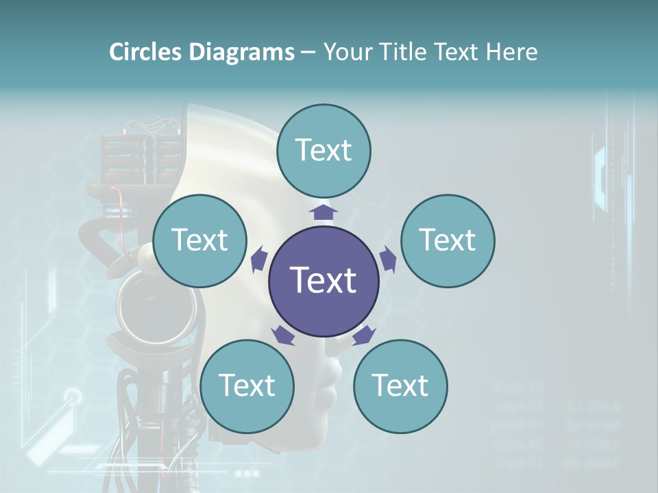 Metal Future Nose PowerPoint Template