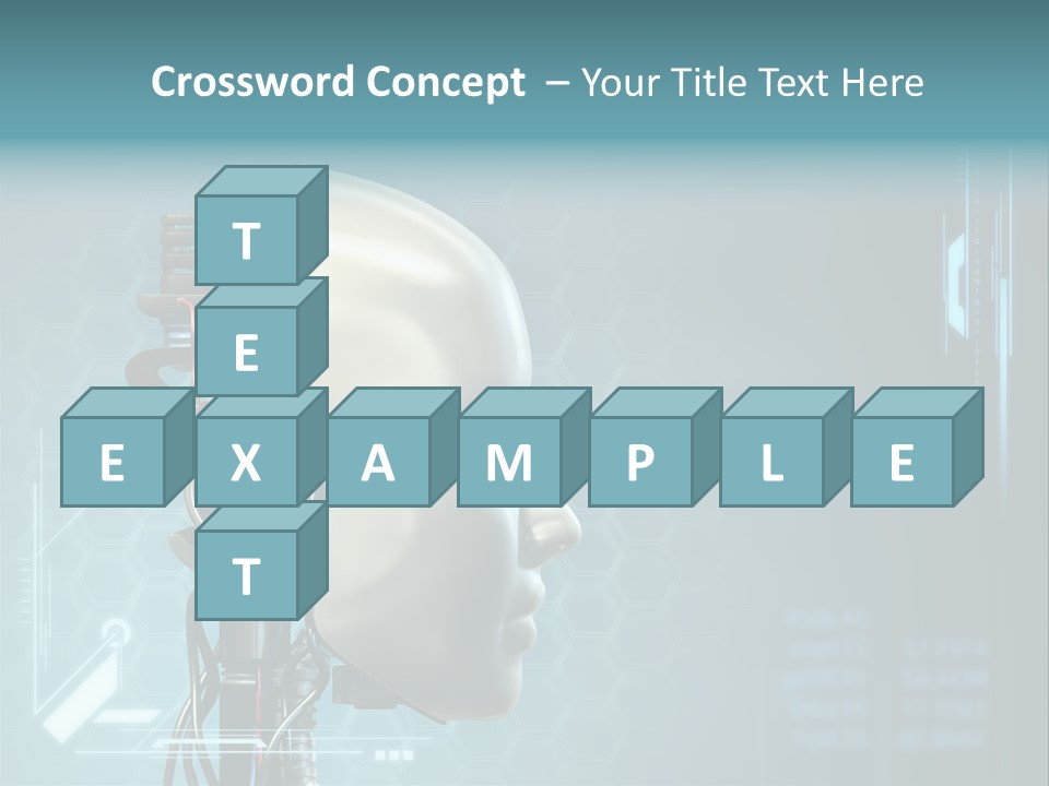 Metal Future Nose PowerPoint Template