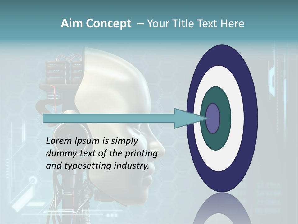 Metal Future Nose PowerPoint Template