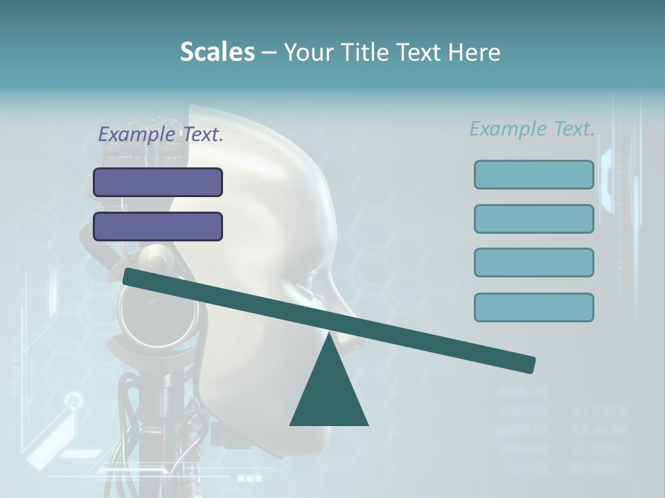 Metal Future Nose PowerPoint Template