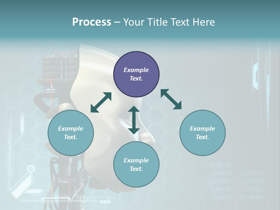 Metal Future Nose PowerPoint Template
