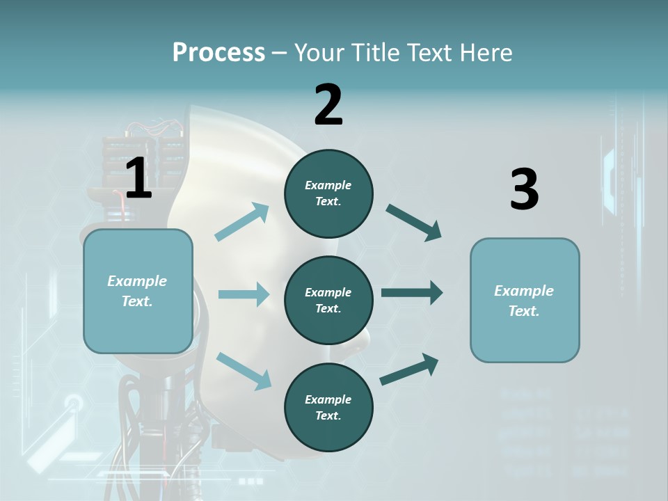 Metal Future Nose PowerPoint Template