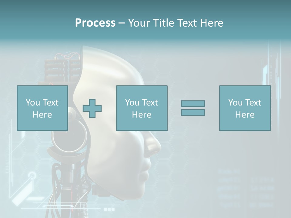 Metal Future Nose PowerPoint Template
