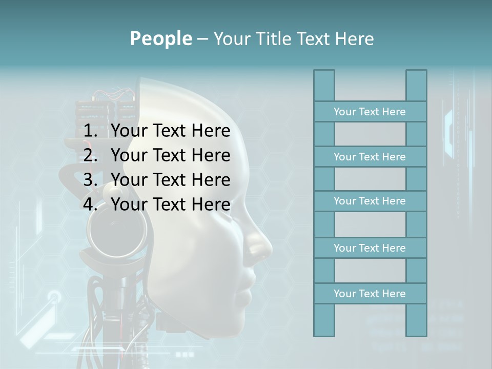 Metal Future Nose PowerPoint Template