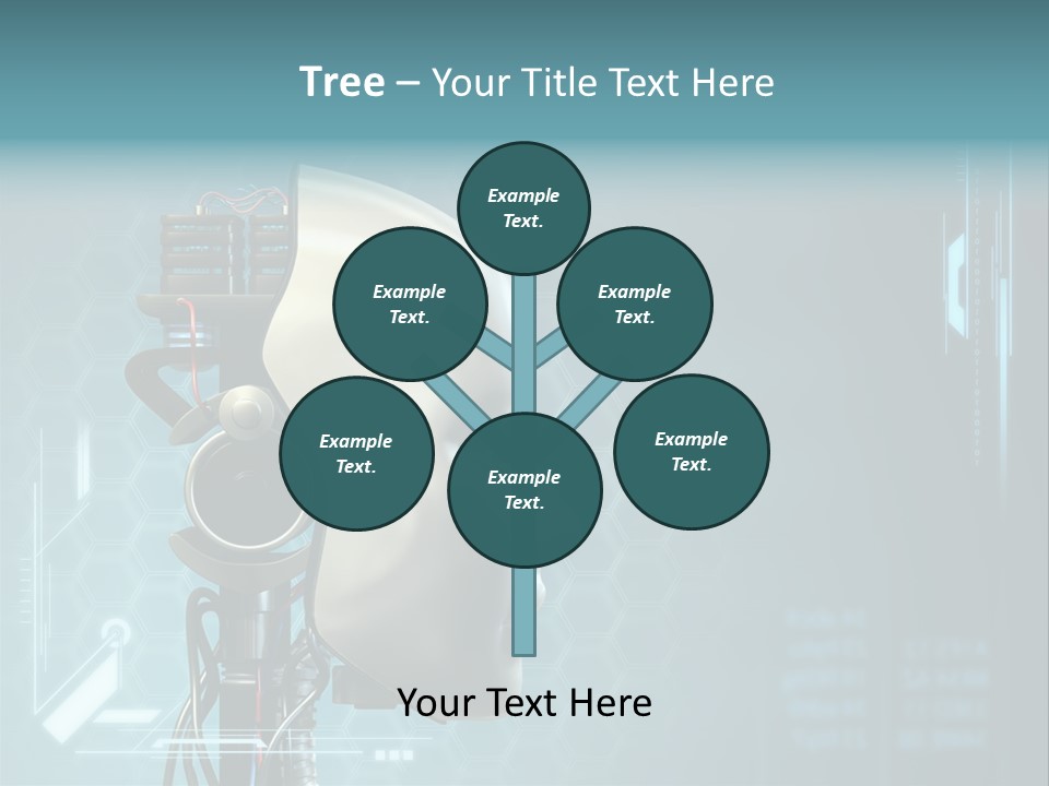 Metal Future Nose PowerPoint Template