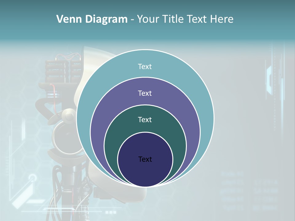 Metal Future Nose PowerPoint Template