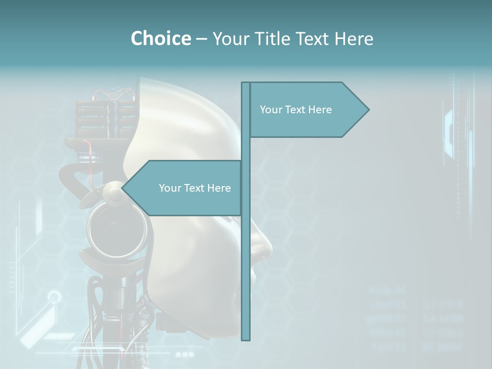 Metal Future Nose PowerPoint Template