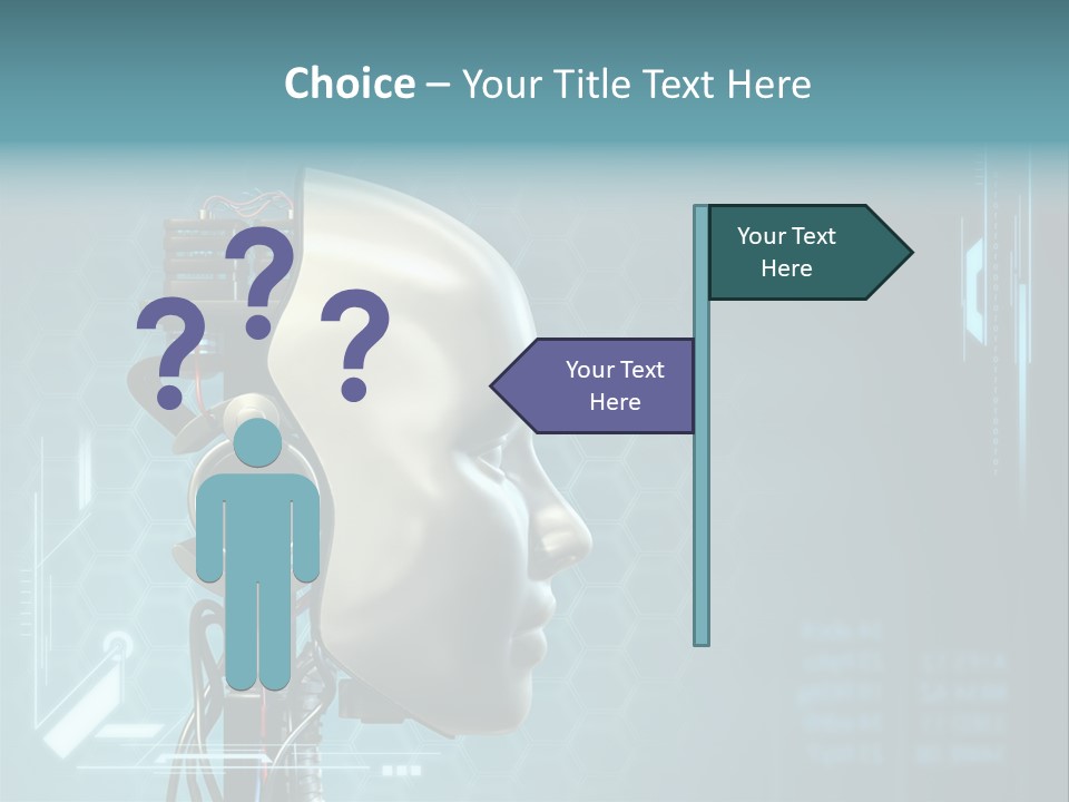 Metal Future Nose PowerPoint Template