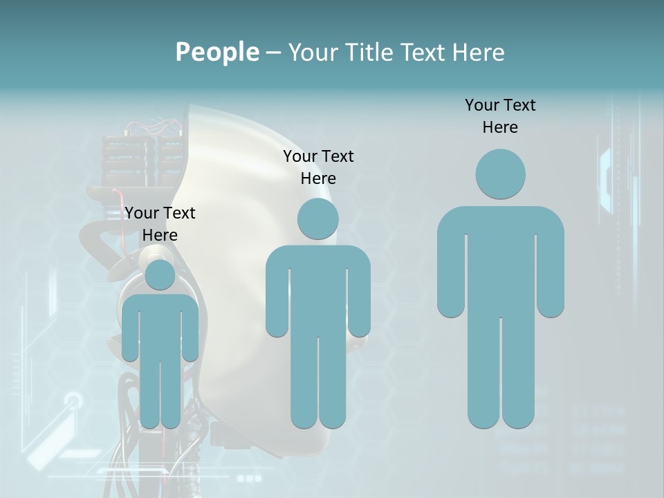 Metal Future Nose PowerPoint Template