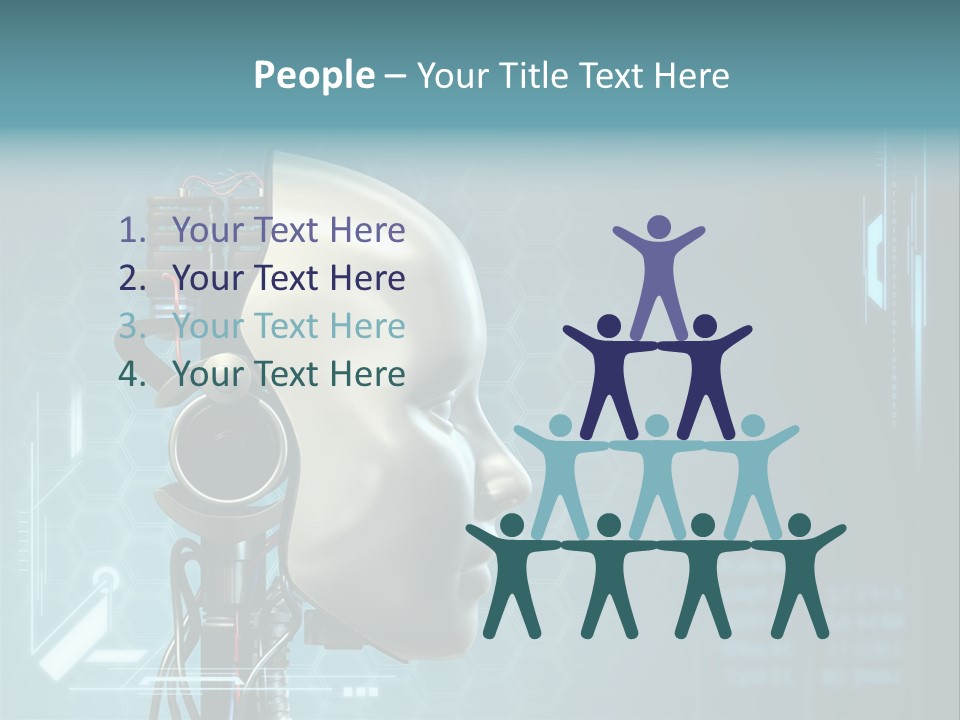 Metal Future Nose PowerPoint Template