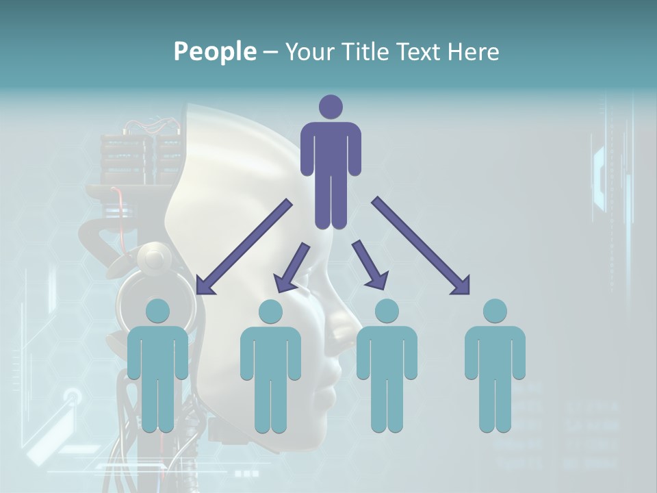 Metal Future Nose PowerPoint Template