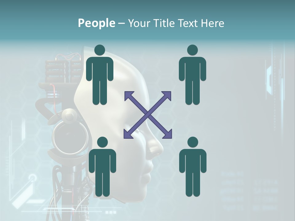 Metal Future Nose PowerPoint Template