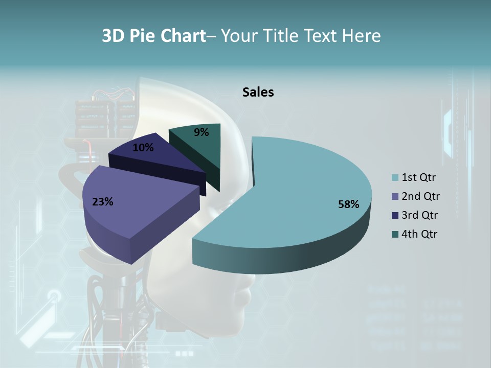 Metal Future Nose PowerPoint Template