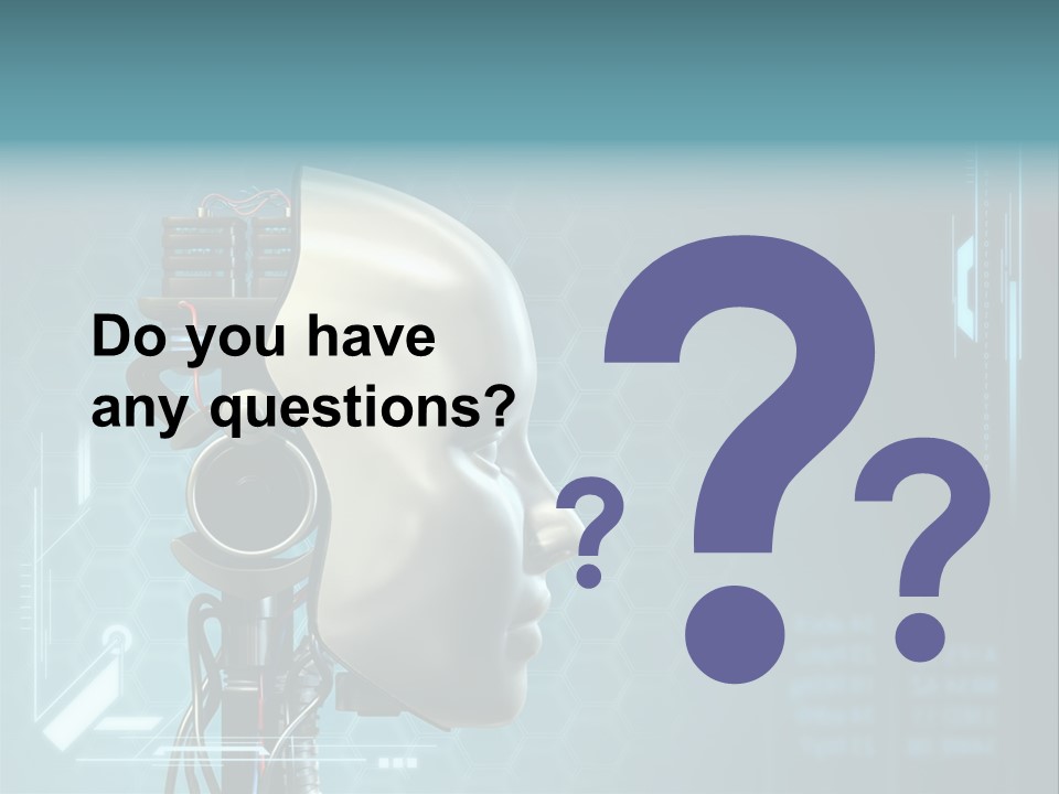 Metal Future Nose PowerPoint Template