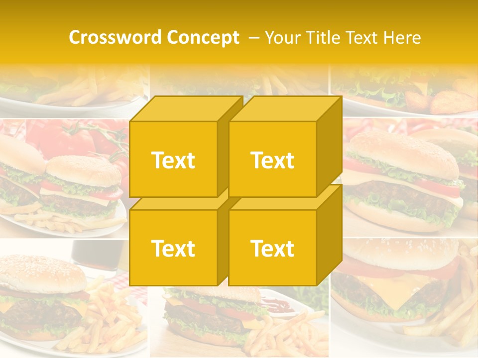 Food Sandwich Meat PowerPoint Template