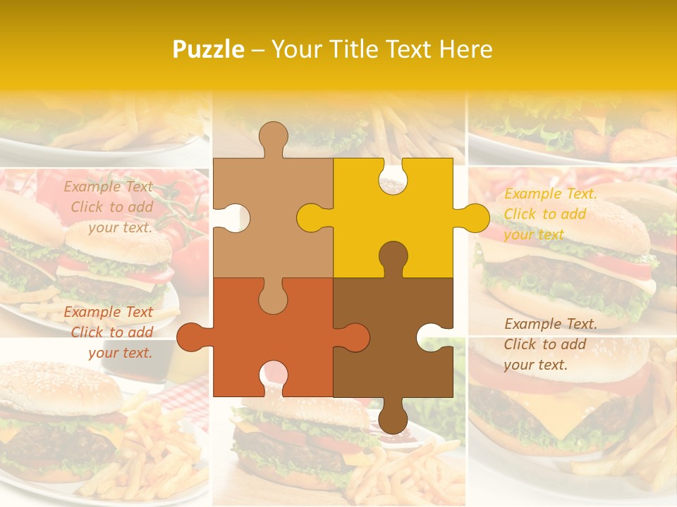 Food Sandwich Meat PowerPoint Template