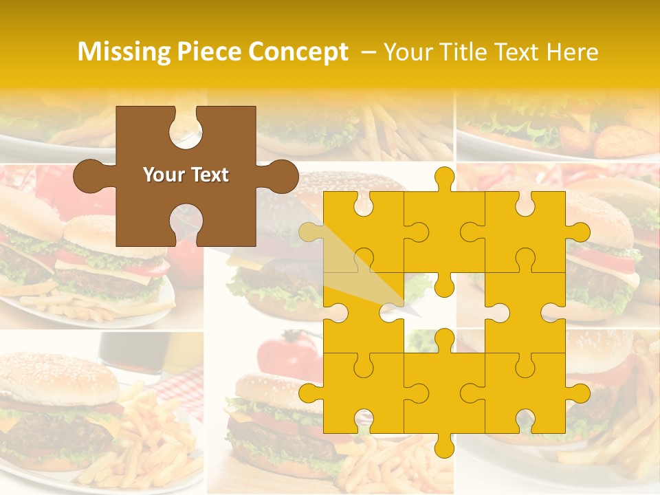 Food Sandwich Meat PowerPoint Template