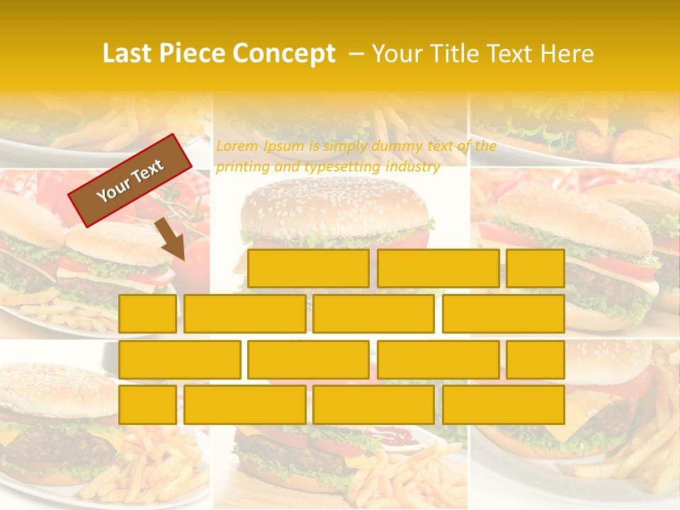 Food Sandwich Meat PowerPoint Template