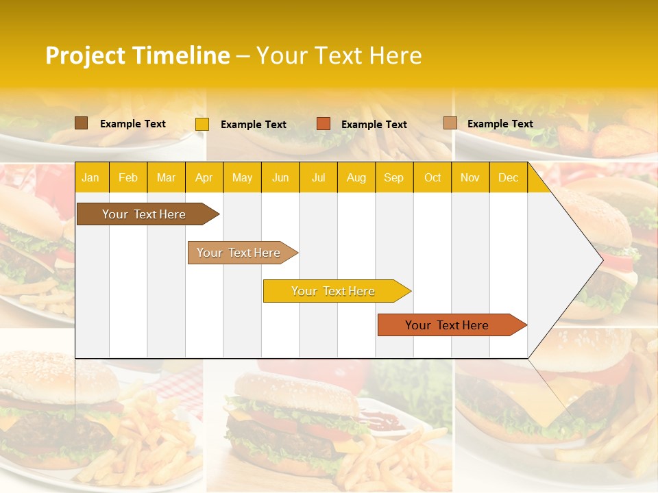 Food Sandwich Meat PowerPoint Template