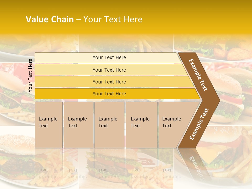 Food Sandwich Meat PowerPoint Template