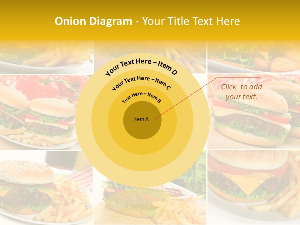 Food Sandwich Meat PowerPoint Template