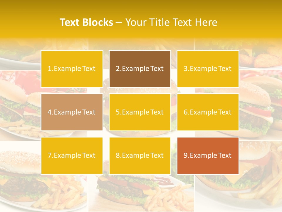Food Sandwich Meat PowerPoint Template