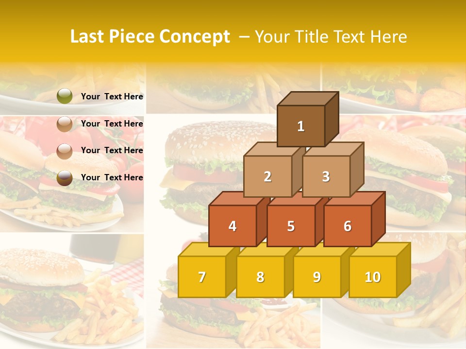 Food Sandwich Meat PowerPoint Template