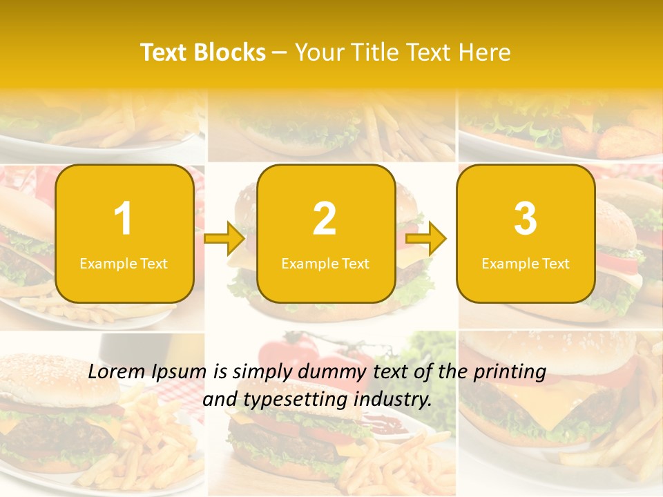 Food Sandwich Meat PowerPoint Template